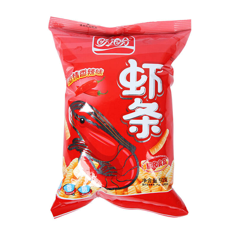 盼盼新蝦條薯片薯條 經典膨化食品的味蕾享受